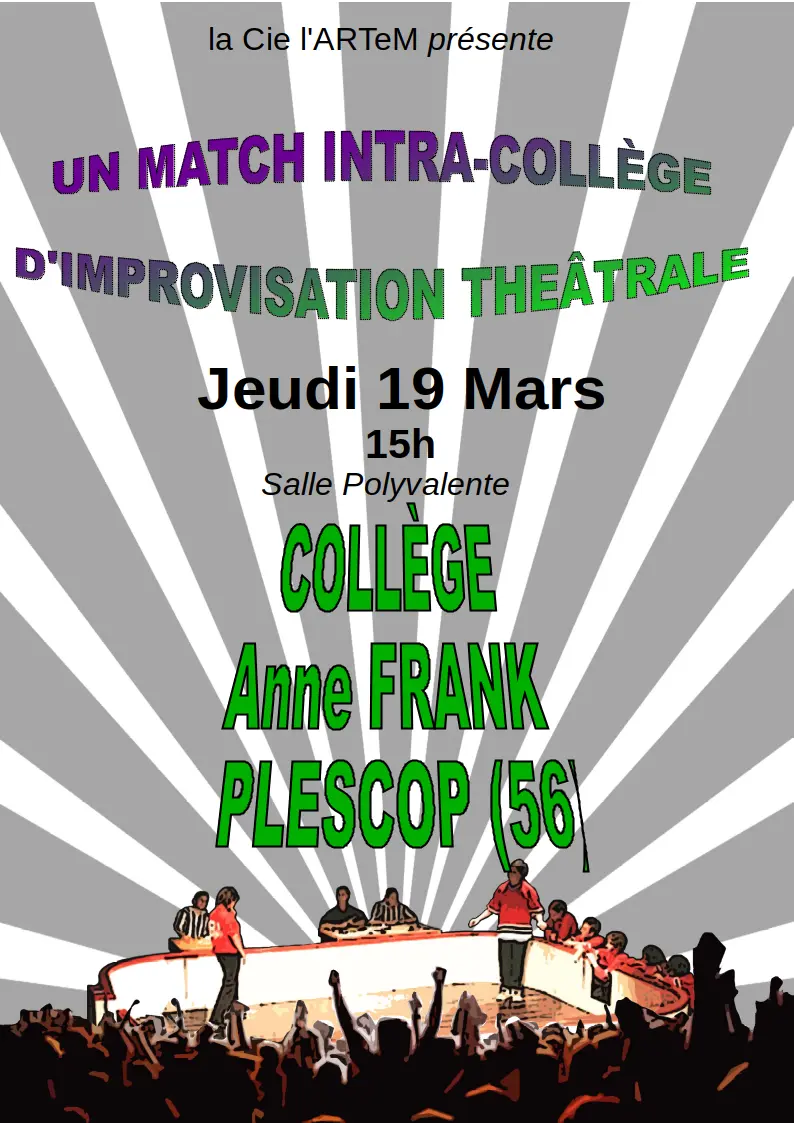 AFFICHE INTRA MATCH PLESCOP